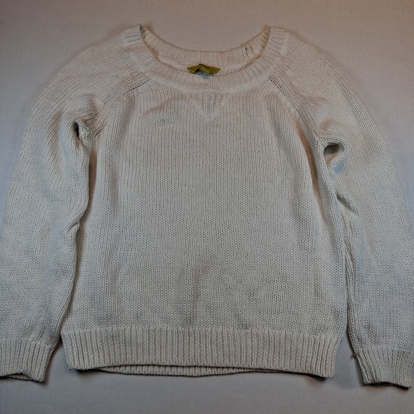 Banana Republic Sweaters - Banana Republic Milly Collection Open Knit Sweater XS White Cotton Classic